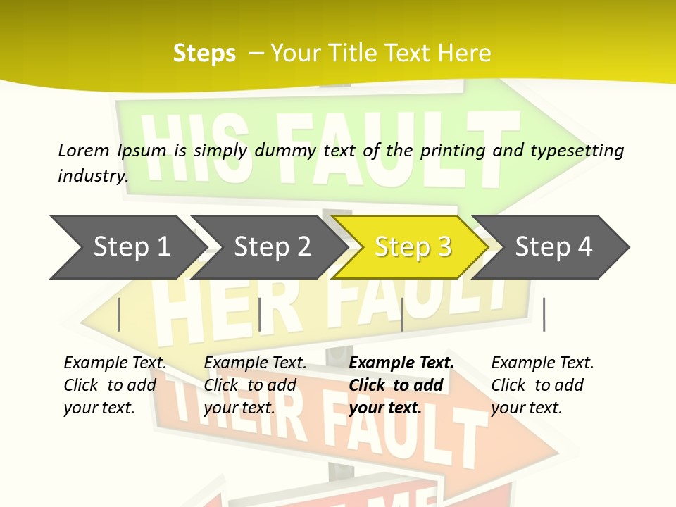 White Closeup Senior PowerPoint Template