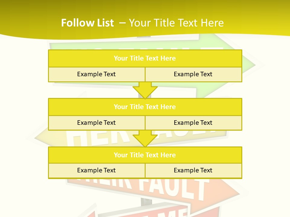 White Closeup Senior PowerPoint Template