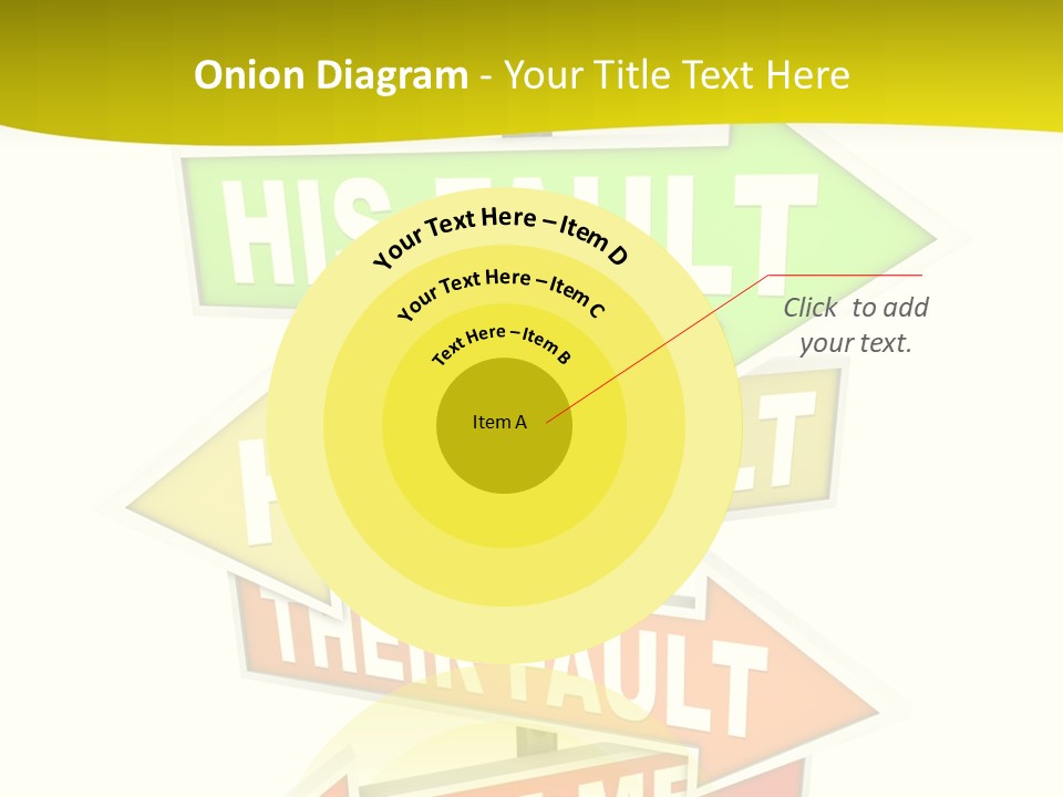 White Closeup Senior PowerPoint Template