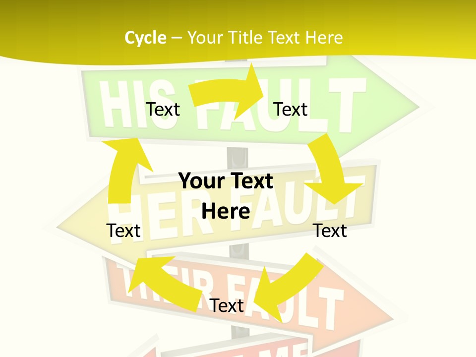 White Closeup Senior PowerPoint Template