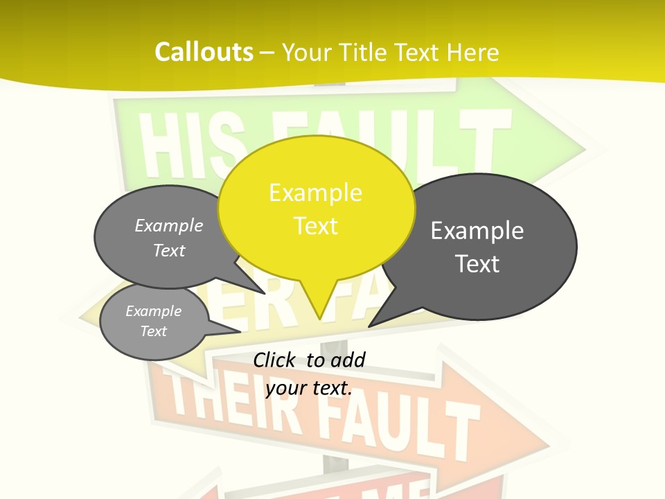 White Closeup Senior PowerPoint Template