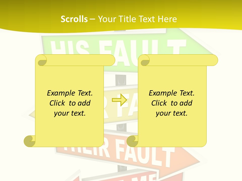 White Closeup Senior PowerPoint Template