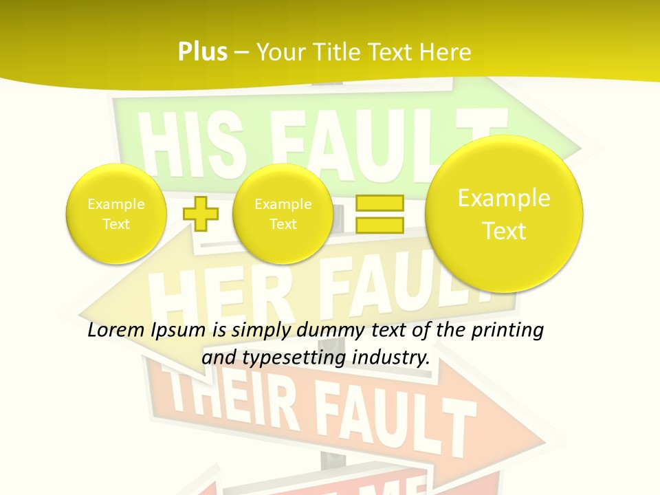 White Closeup Senior PowerPoint Template