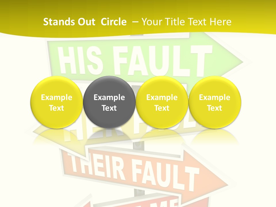 White Closeup Senior PowerPoint Template