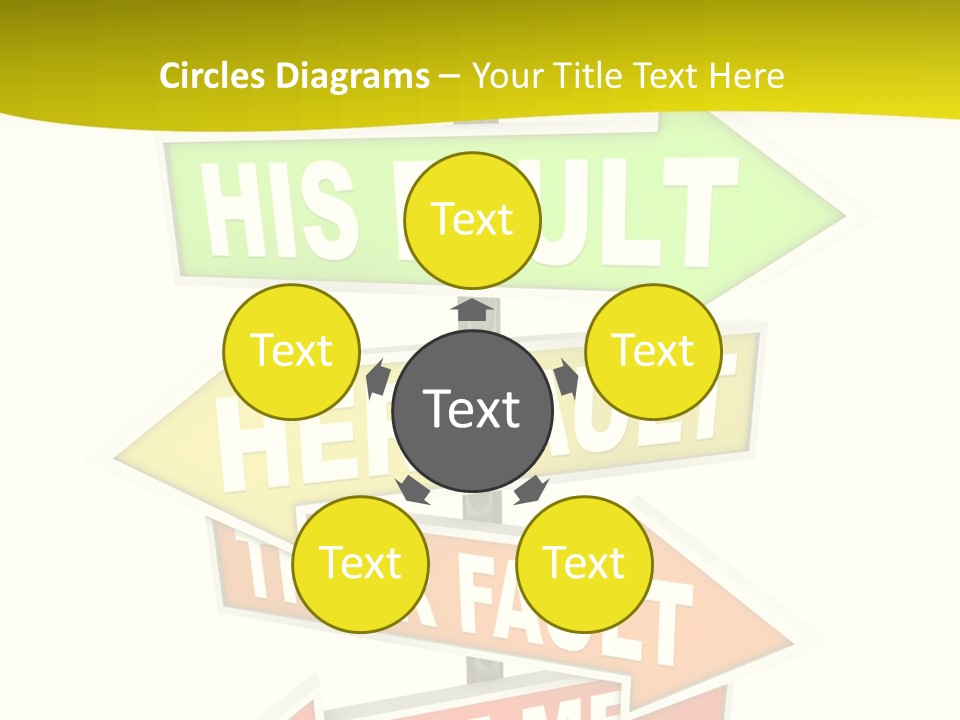 White Closeup Senior PowerPoint Template