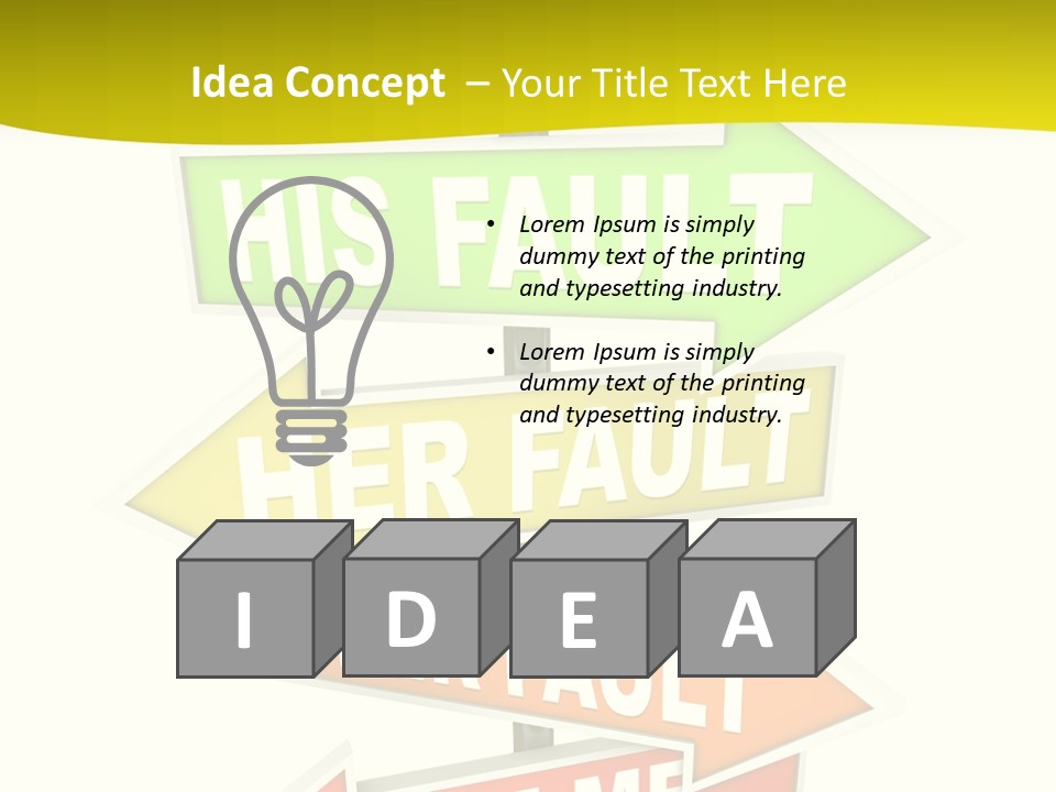 White Closeup Senior PowerPoint Template