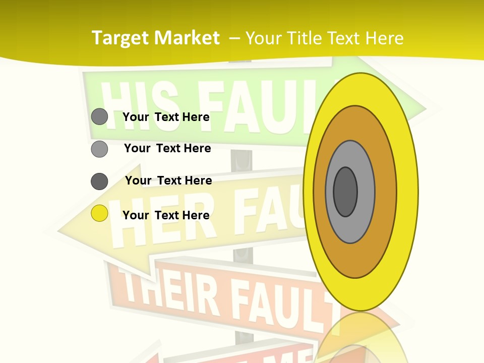 White Closeup Senior PowerPoint Template