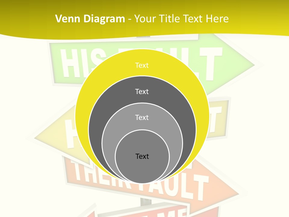 White Closeup Senior PowerPoint Template