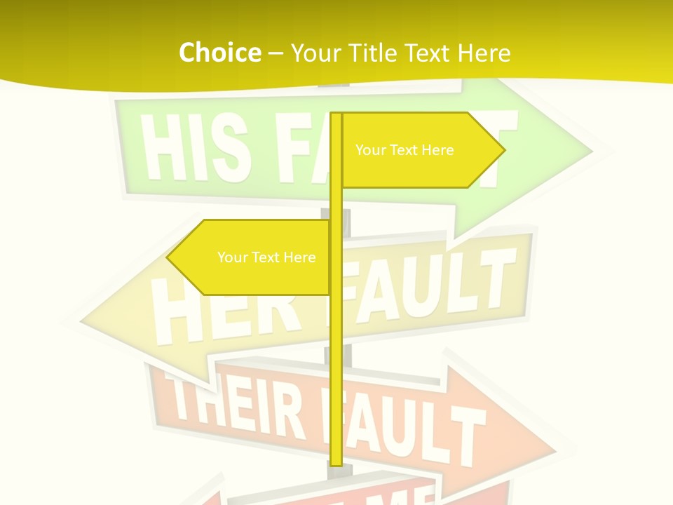 White Closeup Senior PowerPoint Template