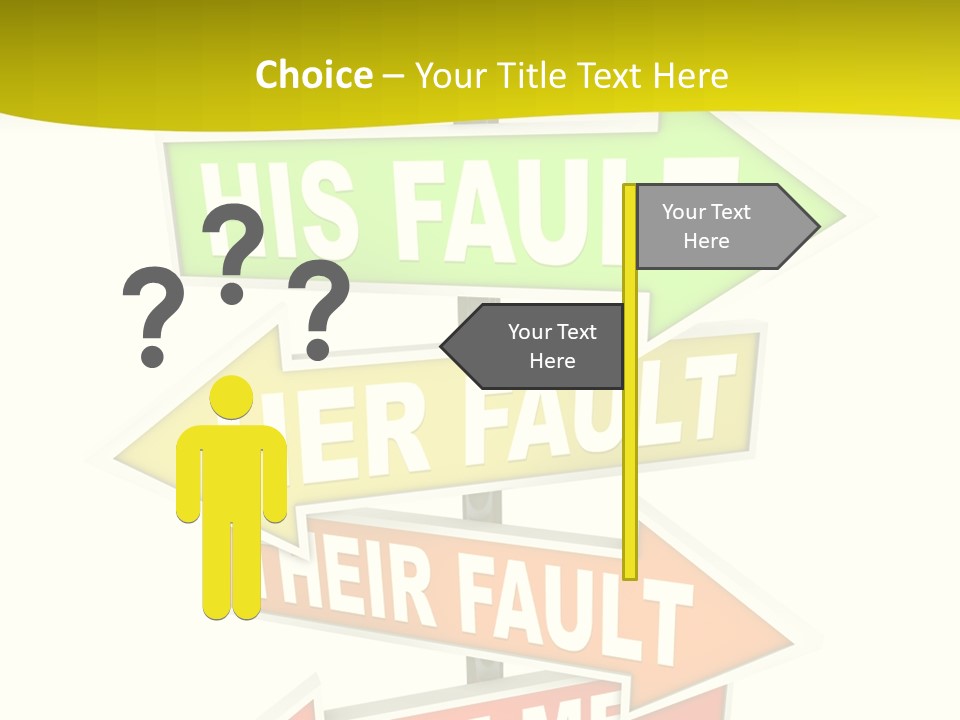 White Closeup Senior PowerPoint Template