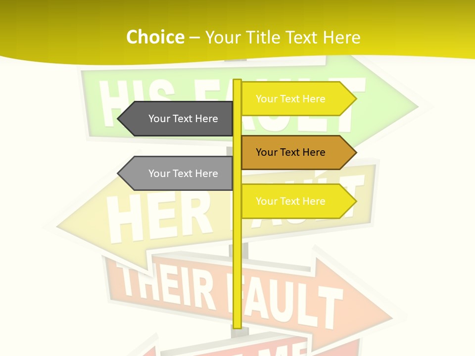 White Closeup Senior PowerPoint Template