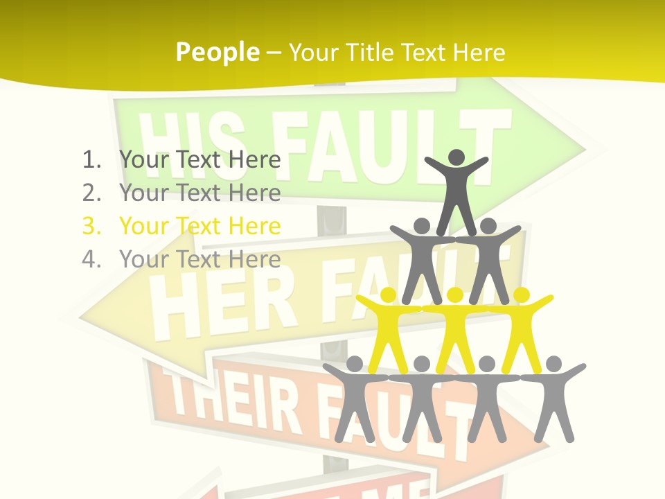 White Closeup Senior PowerPoint Template