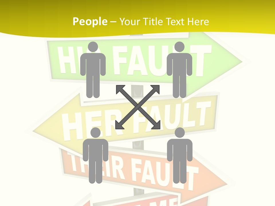 White Closeup Senior PowerPoint Template