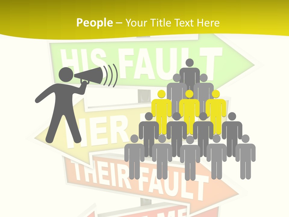 White Closeup Senior PowerPoint Template