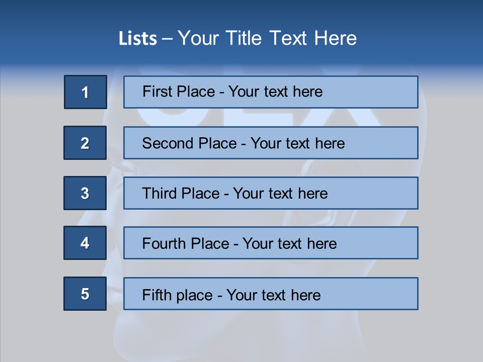 Young Finger Background PowerPoint Template