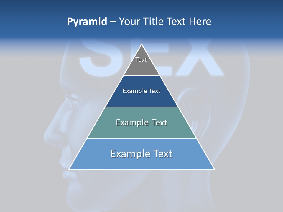 Young Finger Background PowerPoint Template