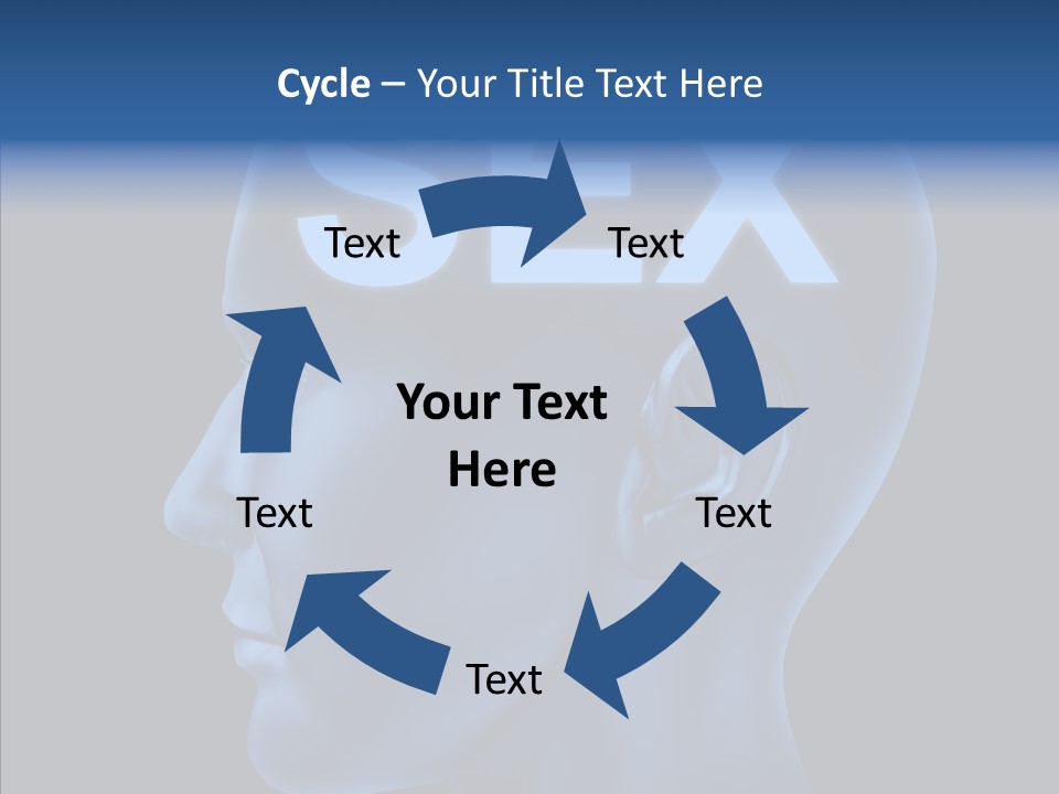 Young Finger Background PowerPoint Template