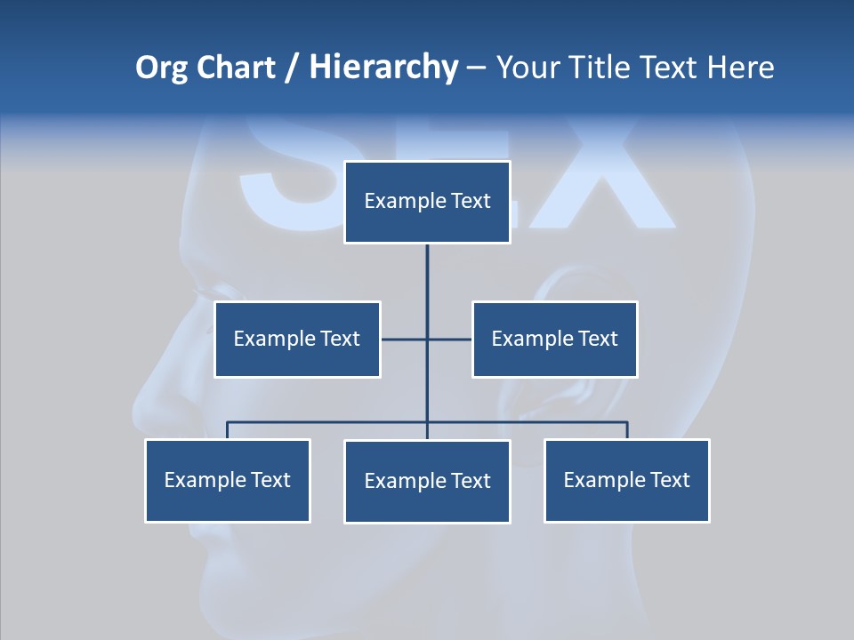 Young Finger Background PowerPoint Template