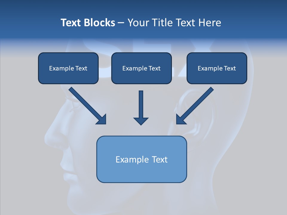 Young Finger Background PowerPoint Template