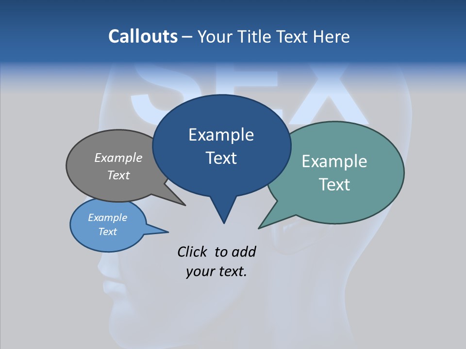 Young Finger Background PowerPoint Template
