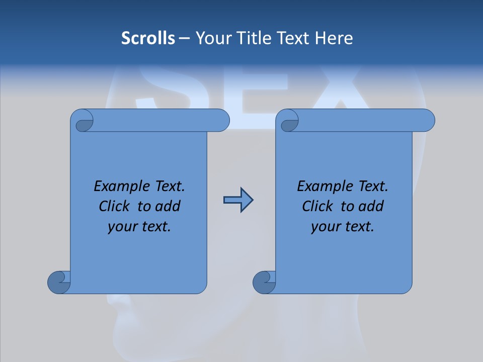Young Finger Background PowerPoint Template