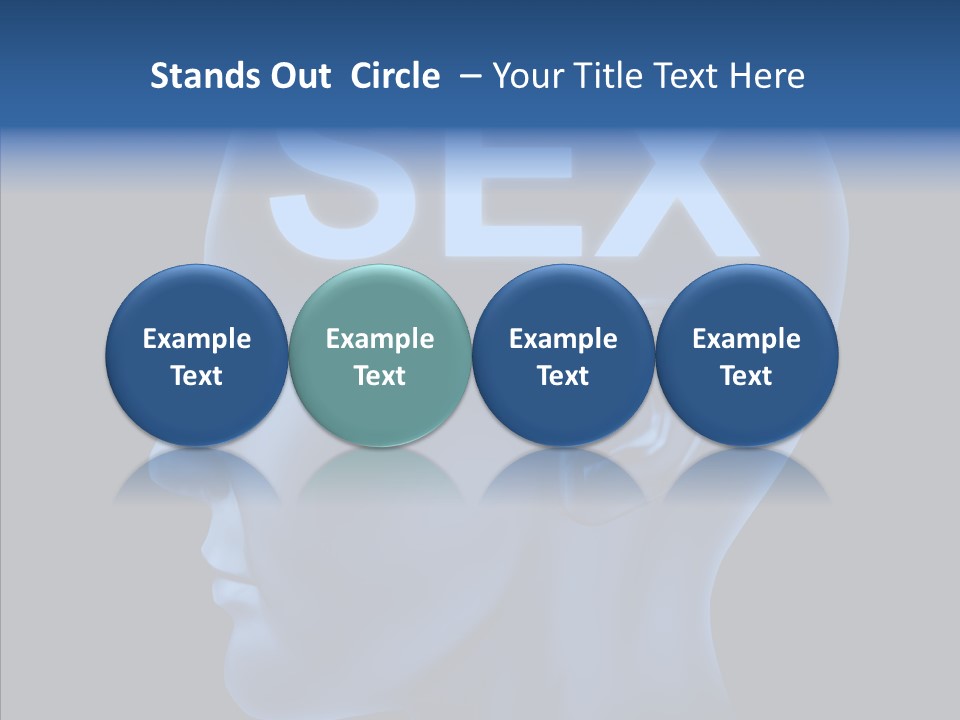 Young Finger Background PowerPoint Template