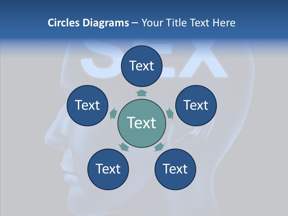 Young Finger Background PowerPoint Template