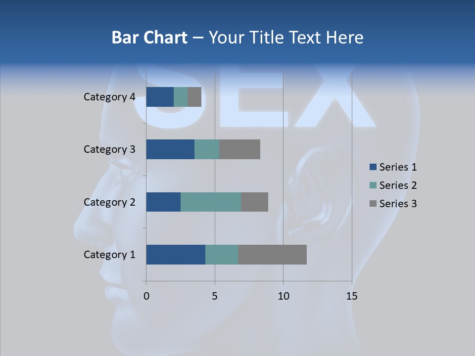 Young Finger Background PowerPoint Template
