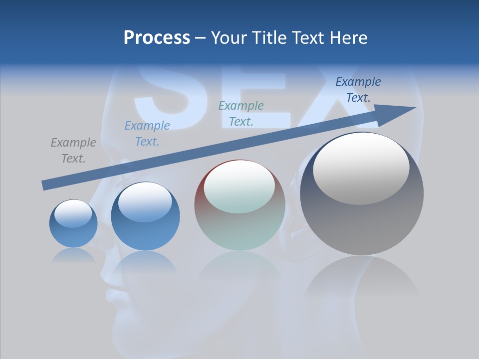 Young Finger Background PowerPoint Template