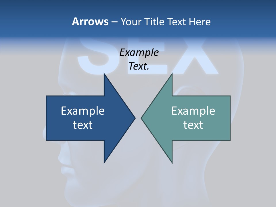 Young Finger Background PowerPoint Template