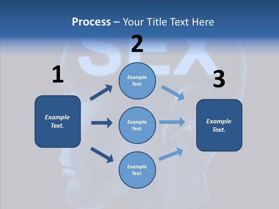 Young Finger Background PowerPoint Template