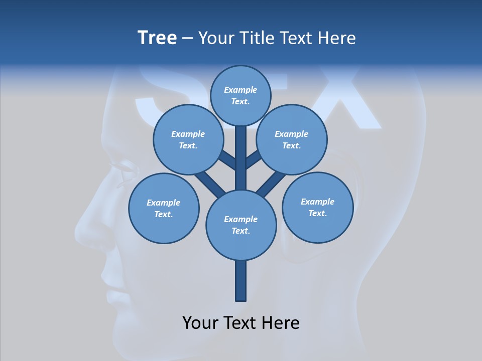 Young Finger Background PowerPoint Template