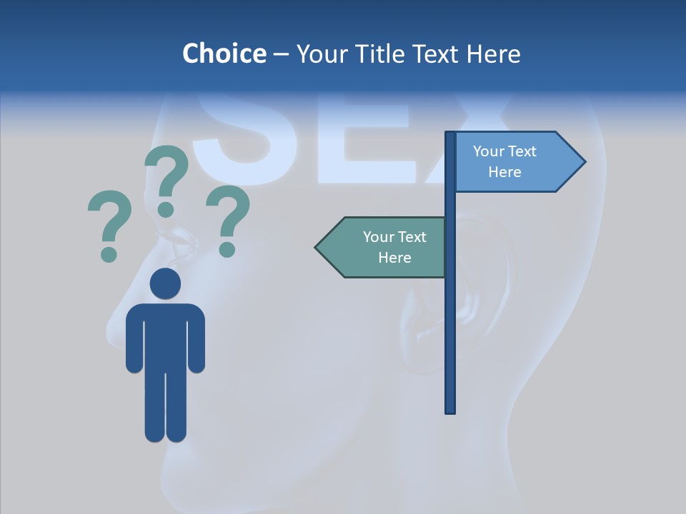 Young Finger Background PowerPoint Template