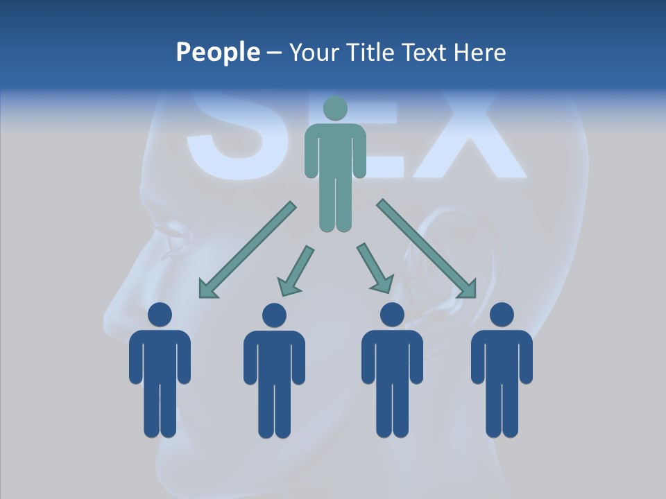 Young Finger Background PowerPoint Template