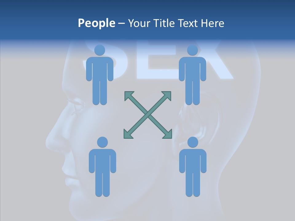 Young Finger Background PowerPoint Template