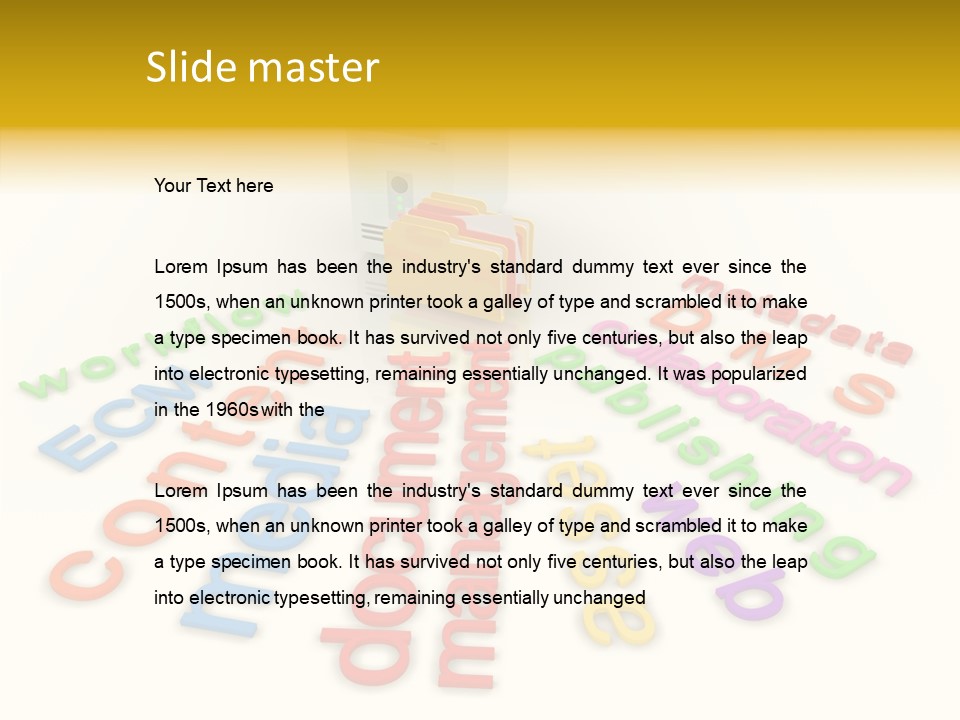 Female Holding Hands Close Up PowerPoint Template