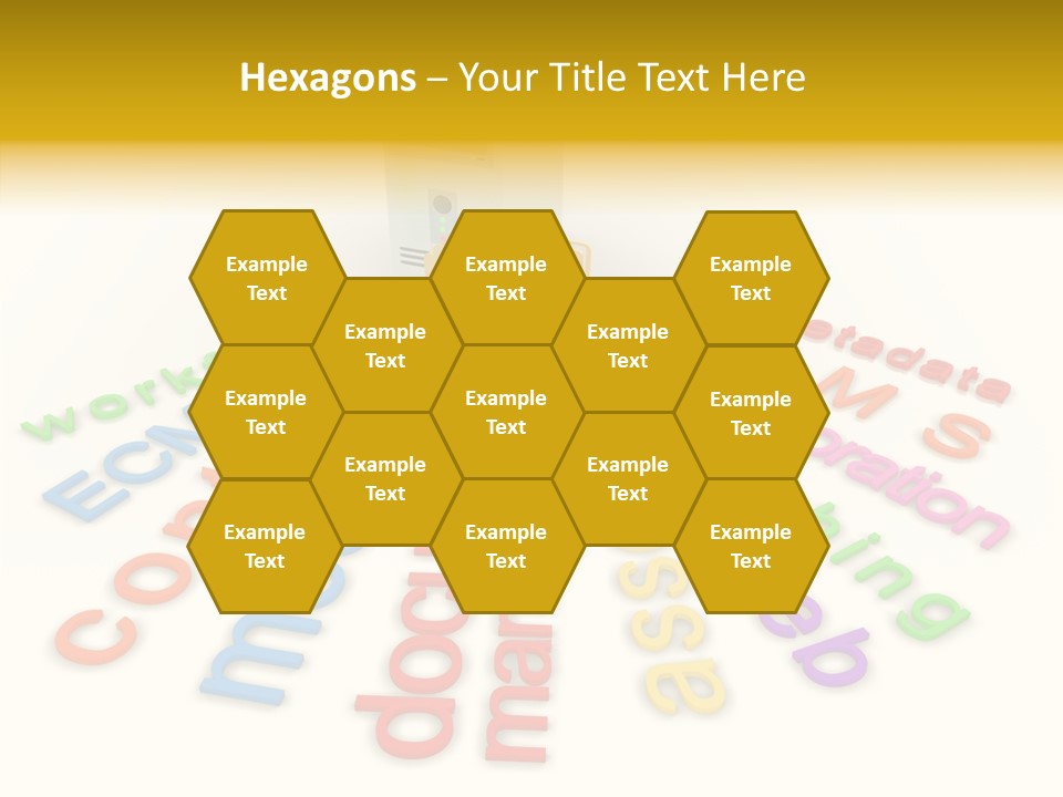 Female Holding Hands Close Up PowerPoint Template