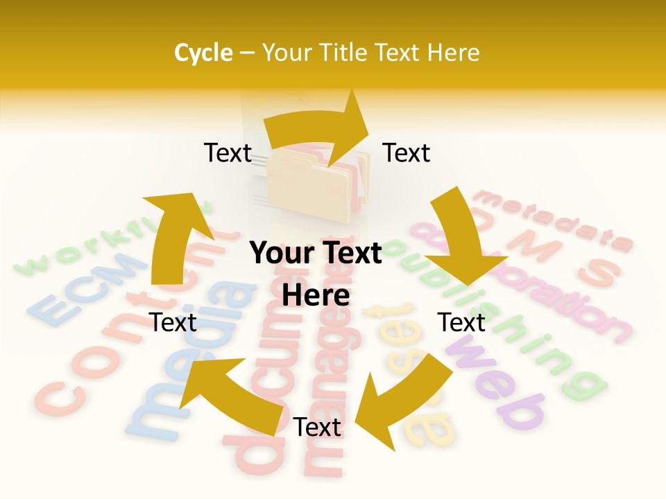 Female Holding Hands Close Up PowerPoint Template