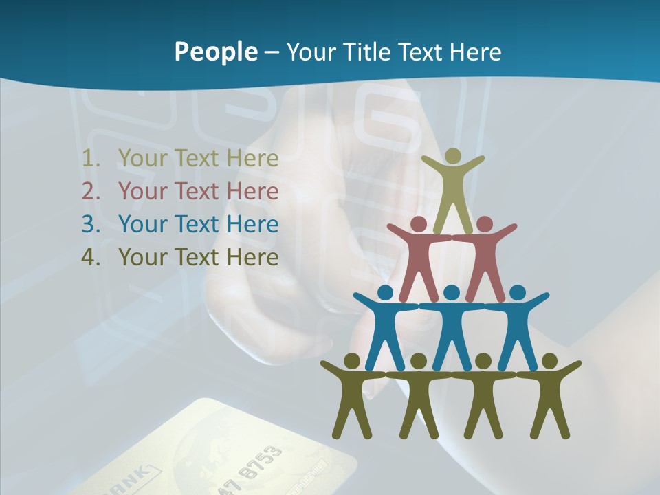 Assistance Touching  PowerPoint Template