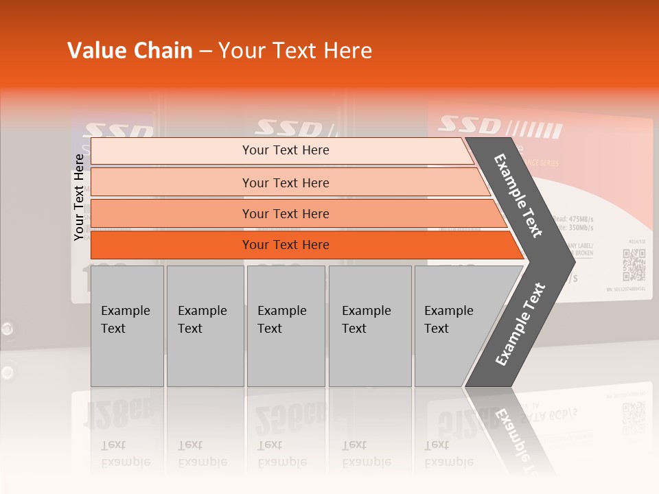 Female Helping Hand Help PowerPoint Template