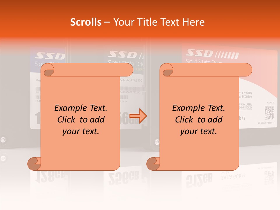 Female Helping Hand Help PowerPoint Template