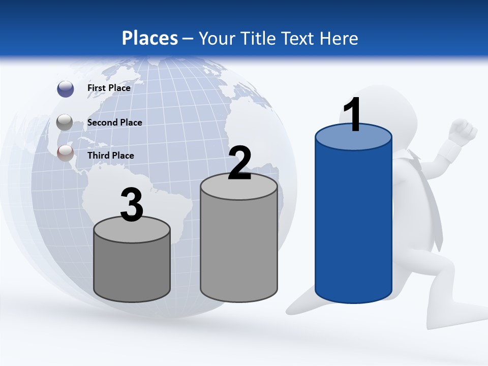 White Hand Hold PowerPoint Template