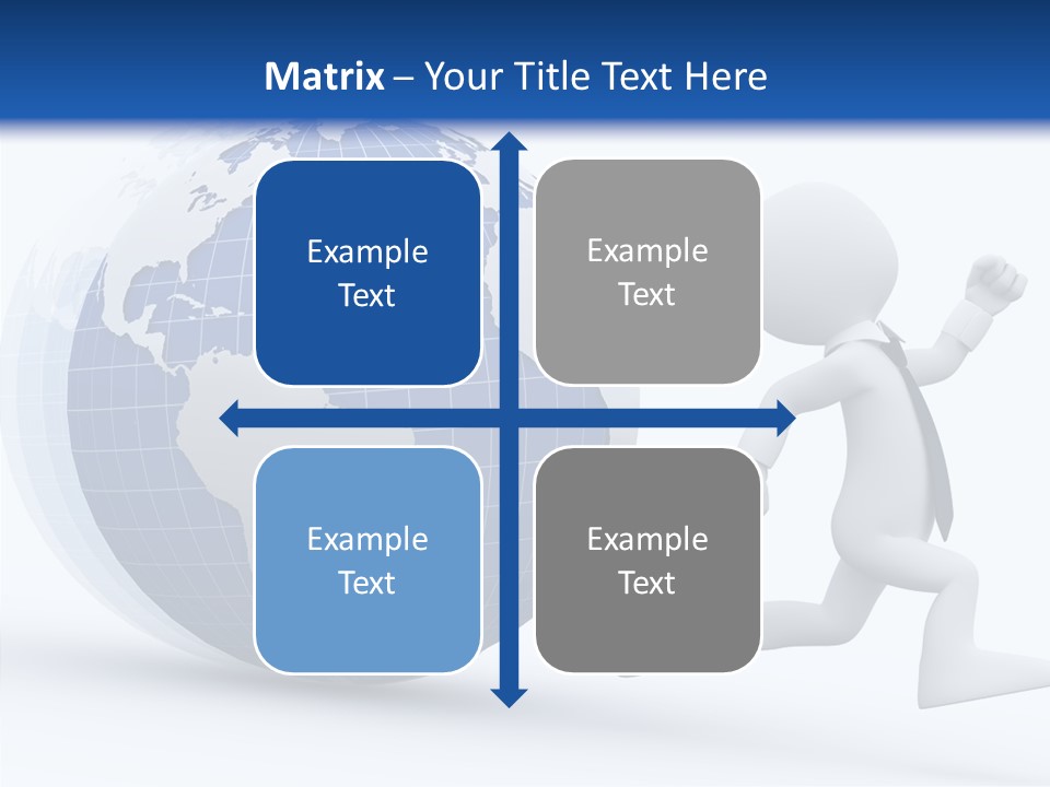 White Hand Hold PowerPoint Template