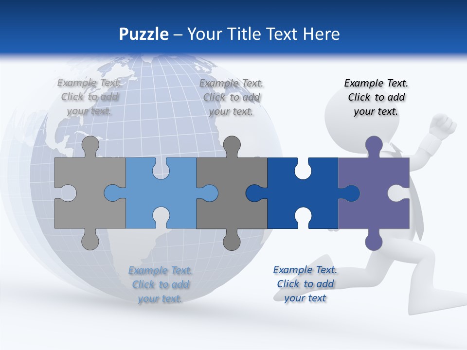 White Hand Hold PowerPoint Template