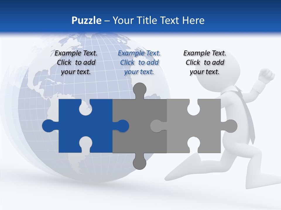 White Hand Hold PowerPoint Template