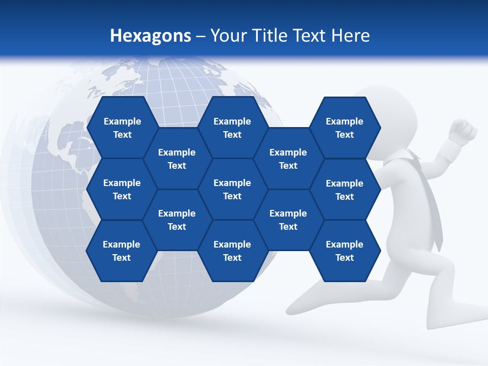 White Hand Hold PowerPoint Template