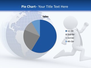 White Hand Hold PowerPoint Template