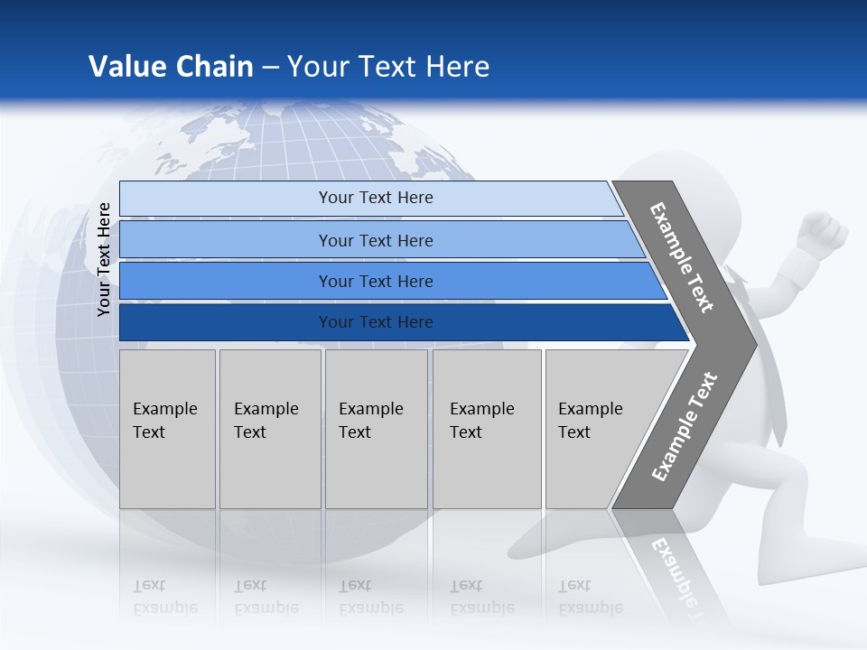 White Hand Hold PowerPoint Template
