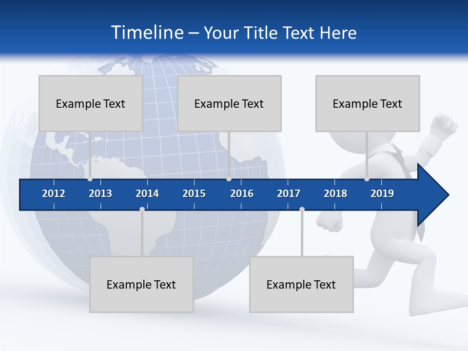 White Hand Hold PowerPoint Template