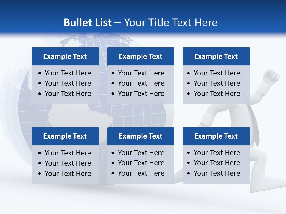 White Hand Hold PowerPoint Template
